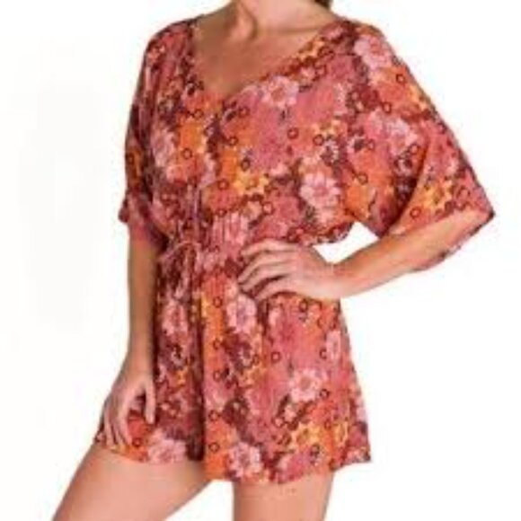 IVY Floral Romper - Picture 1 of 6